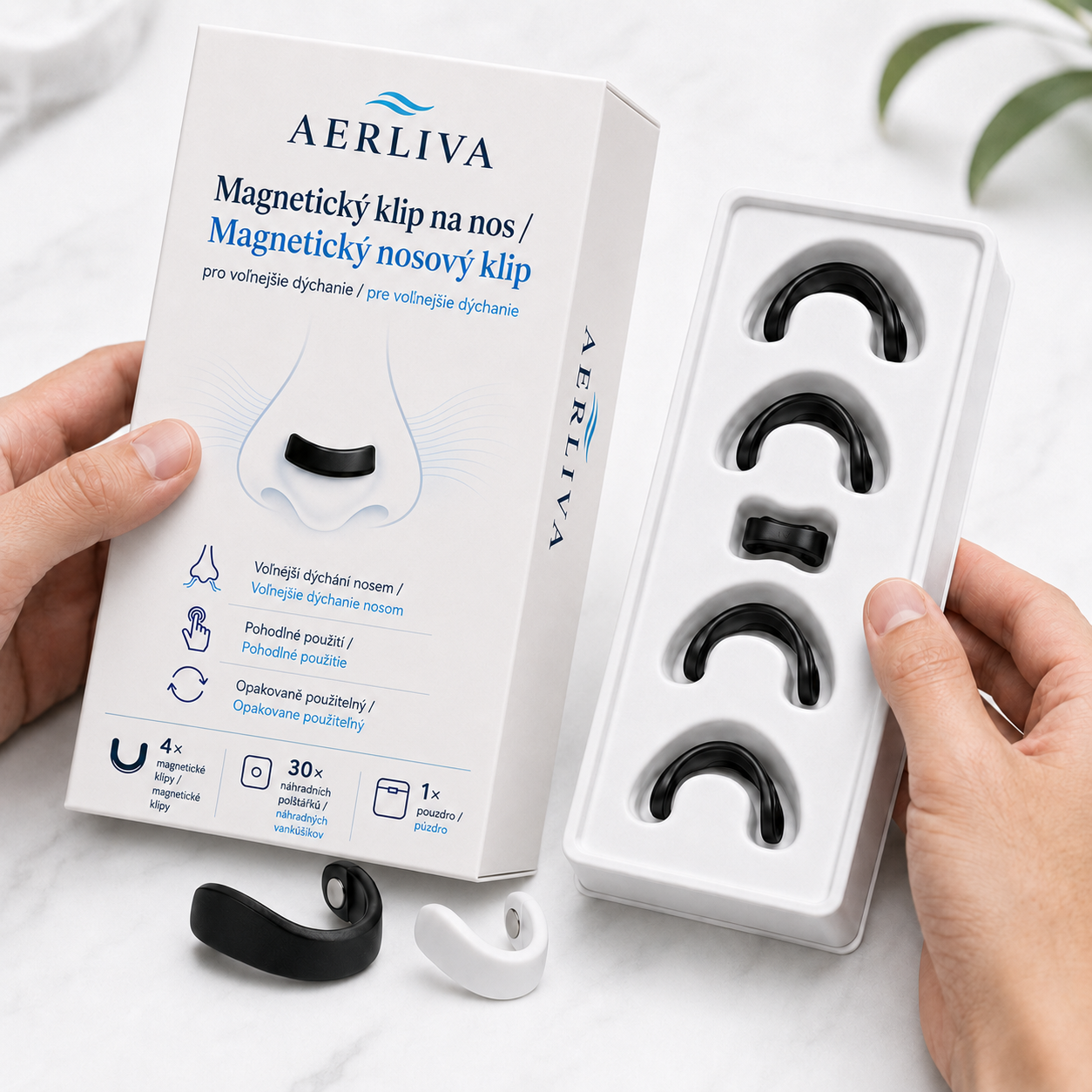AERLIVA Magnetický klip na nos