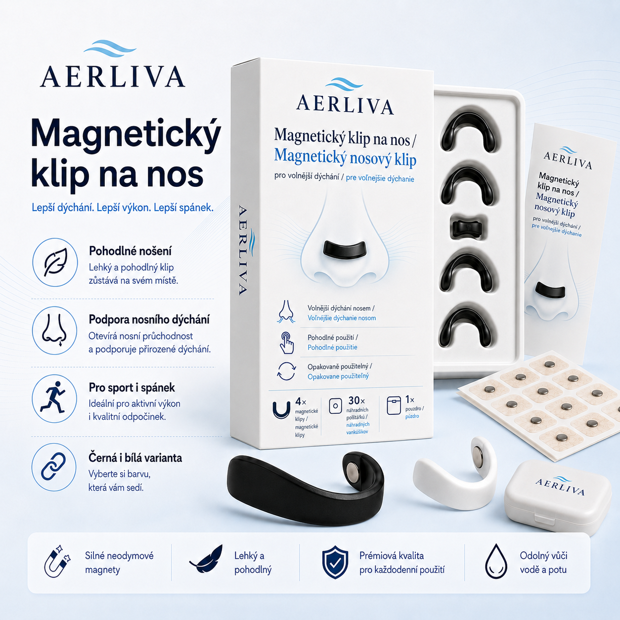 AERLIVA Magnetický klip na nos