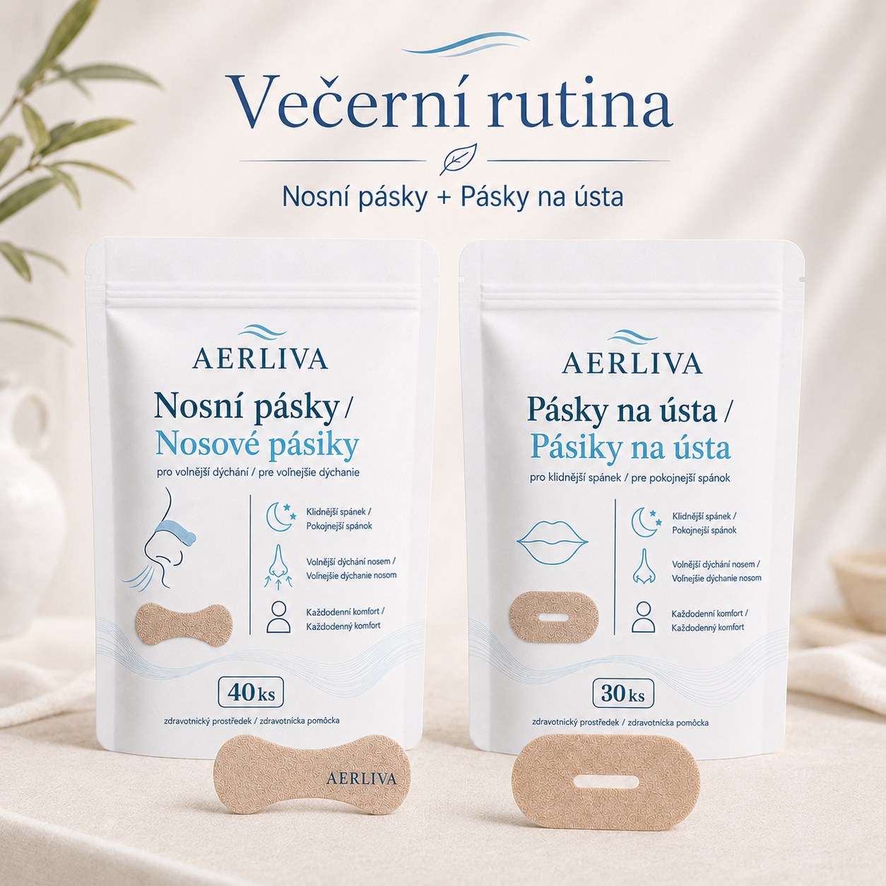 AERLIVA Večerná rutina