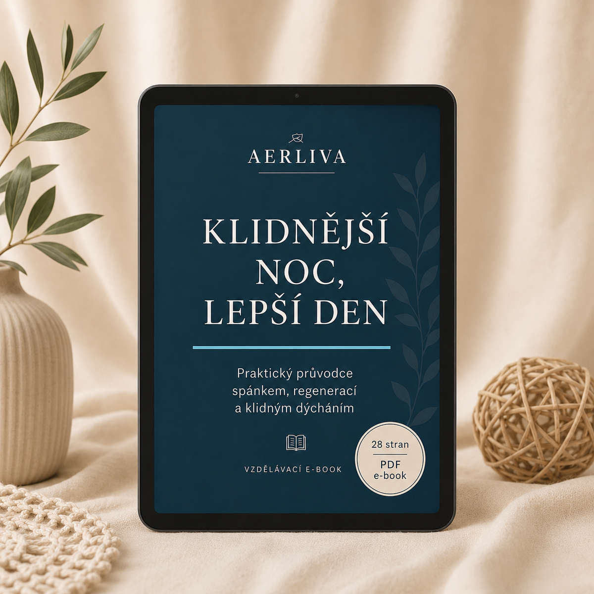 AERLIVA Pokojnejšia noc, lepší deň – vzdelávací e-book