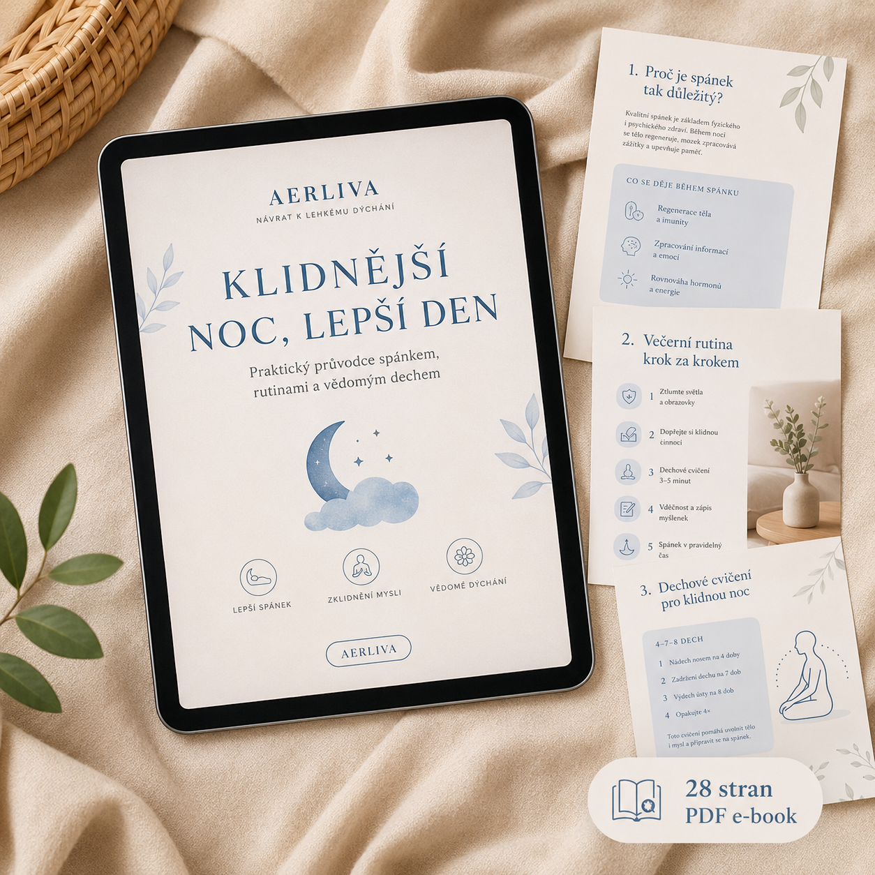 AERLIVA Pokojnejšia noc, lepší deň – vzdelávací e-book