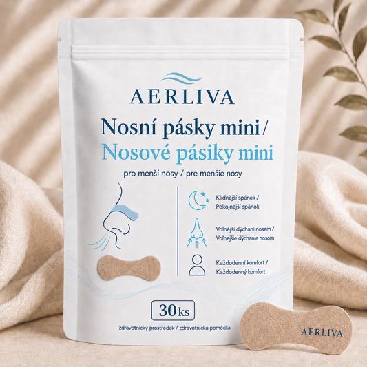 AERLIVA Nosové pásiky mini 30 ks – pre menšie nosy